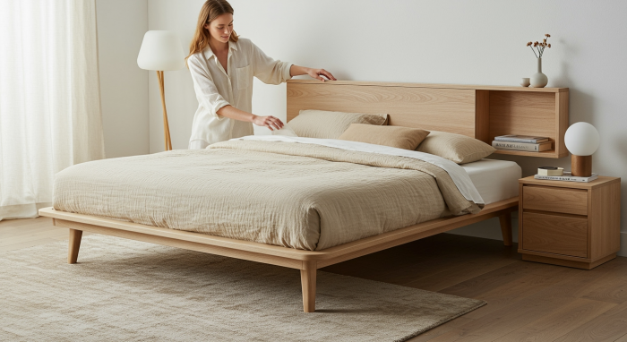 Bed met opbergvak 1