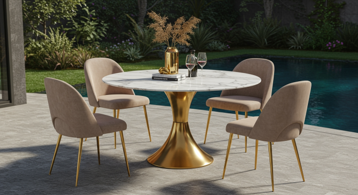 Chique eettafel