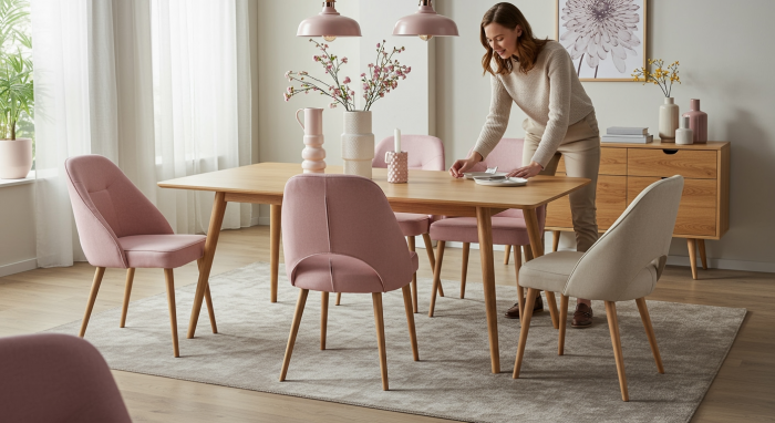 Eettafel met 6 Stoelen