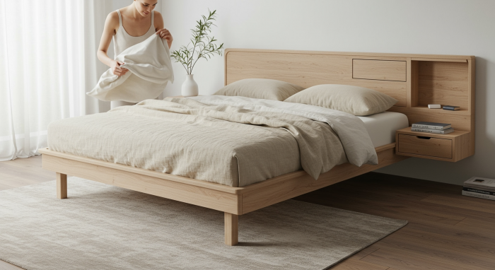 Natuurlijk design bed 1