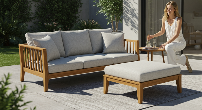 loungeset hout